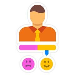 Satisfaction Sticker Icon