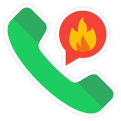 Hotline Sticker Icon