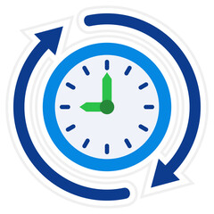 Hours Sticker Icon