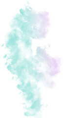  Blue and Pink Gradient Smoke Abstract Shape