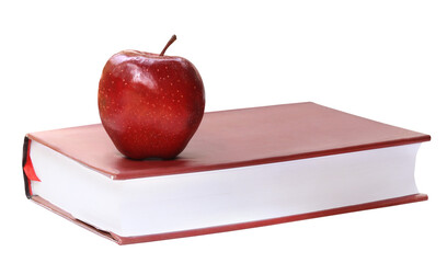 Book and apple - 573355491