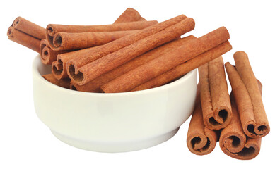 Bunch of some fresh aromatic cinnamon