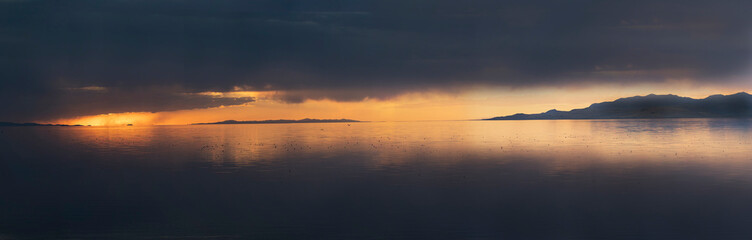 The Great Salt Lake Sunset