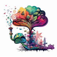 graffiti on the wall