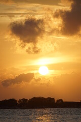 Beautiful clouds at sunset