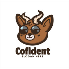 Cofident Deer Logo Vector