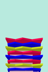 illustration vector graphic of minimalist abstract architecture  perfect for posters, pamphlets, wall hangings, decorations, designs, wallpapers, backgrounds, and cards