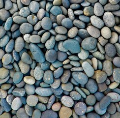 Colorful river rock