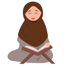 woman read quran