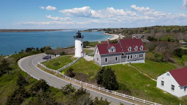 Nobska Lighthouse in Woods Hole, Cape Cod