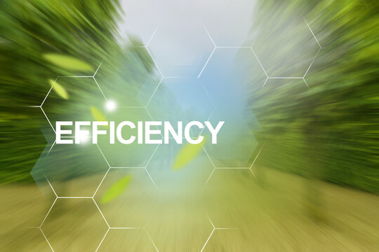  Energy efficiency to reduce carbon footprint. Motion to clean future — wind of positive changes in park.