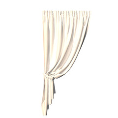 white curtain