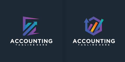 finance logo icon collection, business & finance logos, finance design, trade and distribution logos, accounting & finance logos