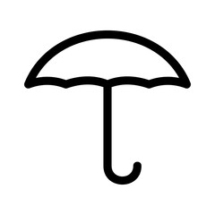 umbrella icon or logo isolated sign symbol vector illustration - high quality black style vector icons
