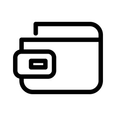 Obraz premium wallet icon or logo isolated sign symbol vector illustration - high quality black style vector icons 