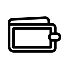 wallet icon or logo isolated sign symbol vector illustration - high quality black style vector icons
