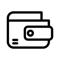 wallet icon or logo isolated sign symbol vector illustration - high quality black style vector icons
