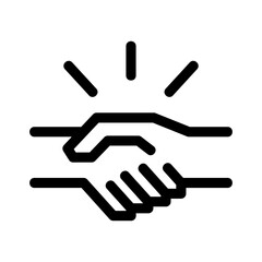 holding hands icon or logo isolated sign symbol vector illustration - high quality black style vector icons
