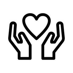 love gesture icon or logo isolated sign symbol vector illustration - high quality black style vector icons
