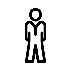 male icon or logo isolated sign symbol vector illustration - high quality black style vector icons
