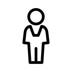 male icon or logo isolated sign symbol vector illustration - high quality black style vector icons
