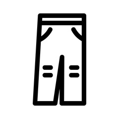 pants icon or logo isolated sign symbol vector illustration - high quality black style vector icons
