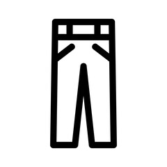 pants icon or logo isolated sign symbol vector illustration - high quality black style vector icons
