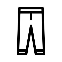 pants icon or logo isolated sign symbol vector illustration - high quality black style vector icons
