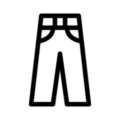 pants icon or logo isolated sign symbol vector illustration - high quality black style vector icons
