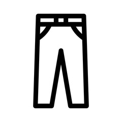 pants icon or logo isolated sign symbol vector illustration - high quality black style vector icons
