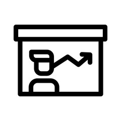 presentation icon or logo isolated sign symbol vector illustration - high quality black style vector icons
