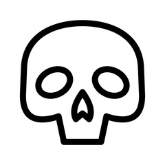 skull icon or logo isolated sign symbol vector illustration - high quality black style vector icons
