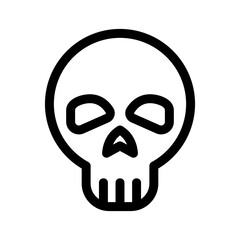 skull icon or logo isolated sign symbol vector illustration - high quality black style vector icons

