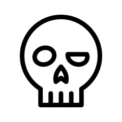 skull icon or logo isolated sign symbol vector illustration - high quality black style vector icons
