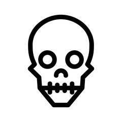 skull icon or logo isolated sign symbol vector illustration - high quality black style vector icons
