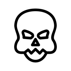 skull icon or logo isolated sign symbol vector illustration - high quality black style vector icons
