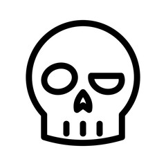 skull icon or logo isolated sign symbol vector illustration - high quality black style vector icons

