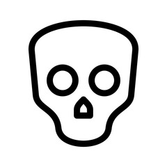 skull icon or logo isolated sign symbol vector illustration - high quality black style vector icons
