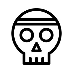 skull icon or logo isolated sign symbol vector illustration - high quality black style vector icons
