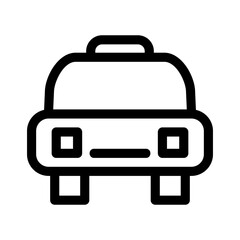 taxi icon or logo isolated sign symbol vector illustration - high quality black style vector icons
