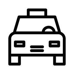 taxi icon or logo isolated sign symbol vector illustration - high quality black style vector icons
