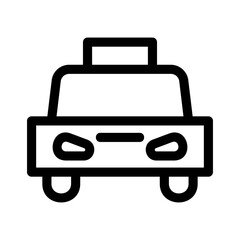 taxi icon or logo isolated sign symbol vector illustration - high quality black style vector icons
