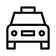 taxi icon or logo isolated sign symbol vector illustration - high quality black style vector icons
