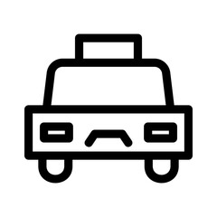 taxi icon or logo isolated sign symbol vector illustration - high quality black style vector icons
