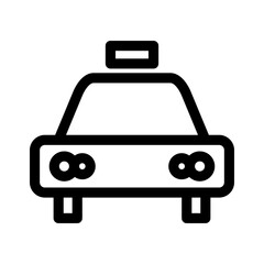 taxi icon or logo isolated sign symbol vector illustration - high quality black style vector icons

