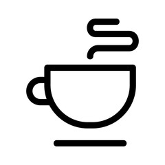 tea cup icon or logo isolated sign symbol vector illustration - high quality black style vector icons
