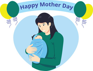 parent and child happy mother day