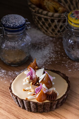 cake dessert dark food