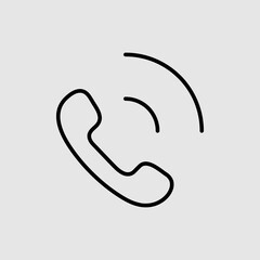 phone call icon trendy style illustration on white background..eps