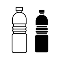 Plastic Bottle Icon Vector trendy style illustration on white background..eps